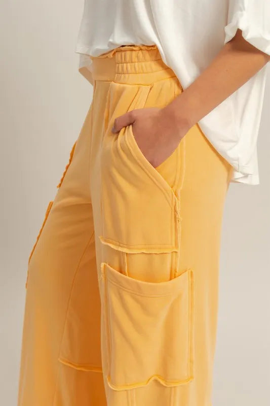 HYFVE Wide Leg Pants with Pockets-Soul Flow Apparel