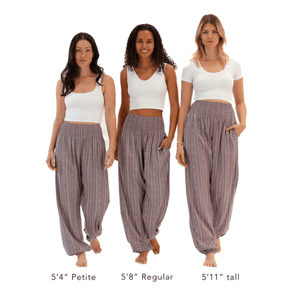 Yao Tribal Print Harem Pants