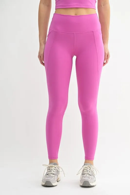 MONO B Venice Cloud Light Sculpt High-Waisted Leggings-Soul Flow Apparel