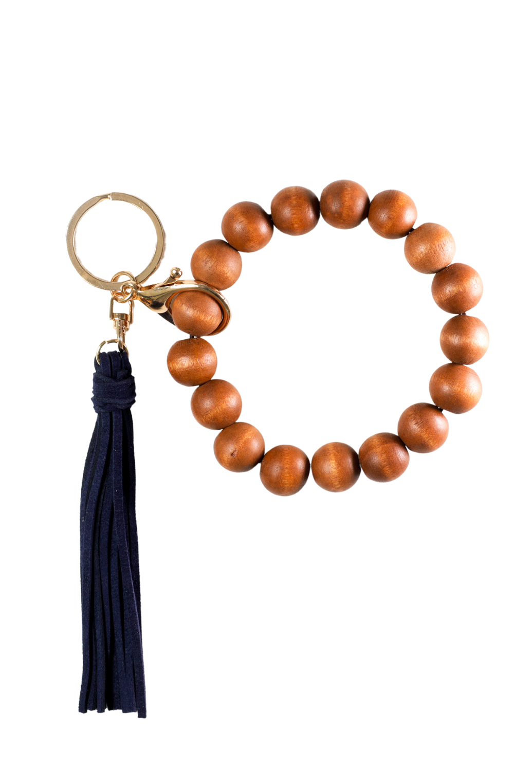 Ivy Wooden Keychain Bracelet