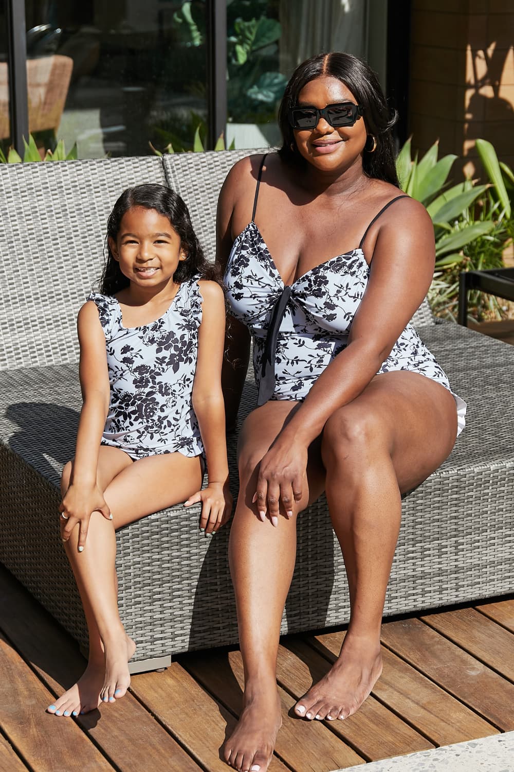 Marina West Swim Côte d'Azur Ruffle Trim One-Piece Swimsuit-Soul Flow Apparel