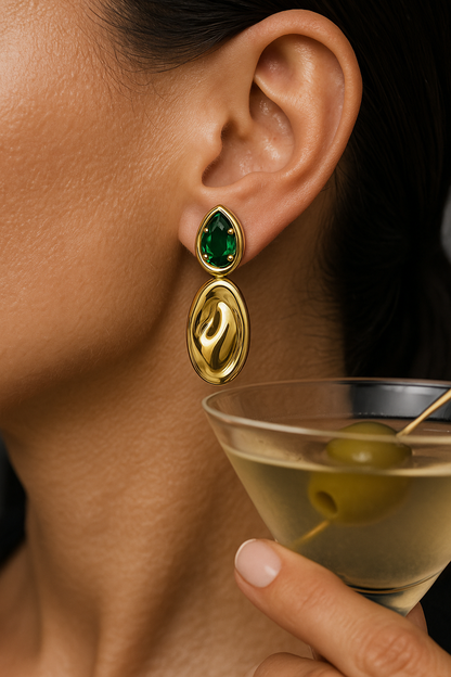 Virginia Emerald Drop Earring