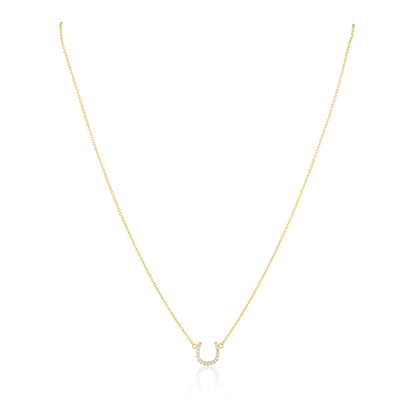 Bridgette Mini Horseshoe Necklace