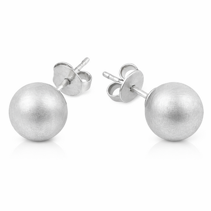Brushed Allie Bead Stud