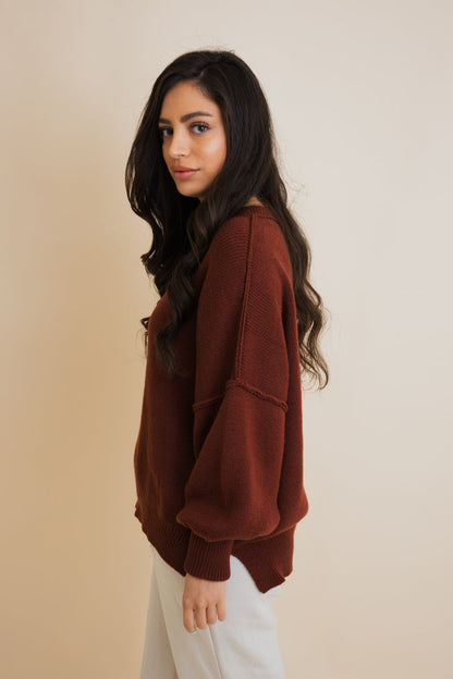 Effortlessly Cozy Oversized Sweater-Soul Flow Apparel