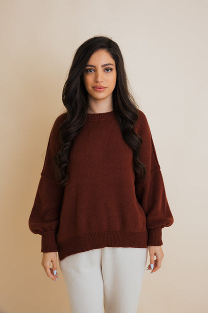 Effortlessly Cozy Oversized Sweater-Soul Flow Apparel
