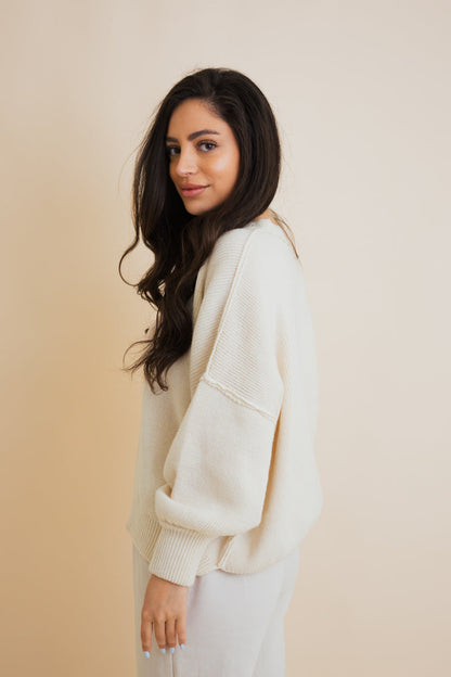 Effortlessly Cozy Oversized Sweater-Soul Flow Apparel