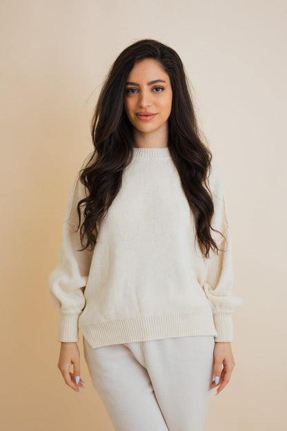 Effortlessly Cozy Oversized Sweater-Soul Flow Apparel
