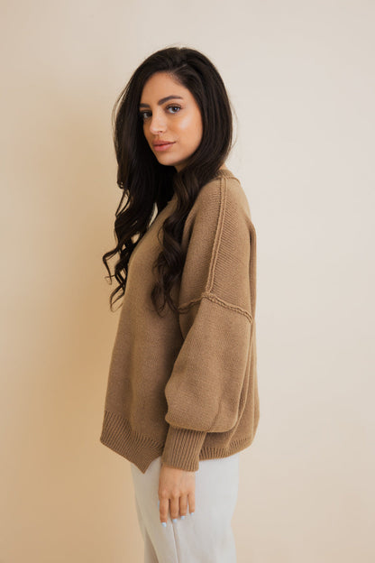 Effortlessly Cozy Oversized Sweater-Soul Flow Apparel