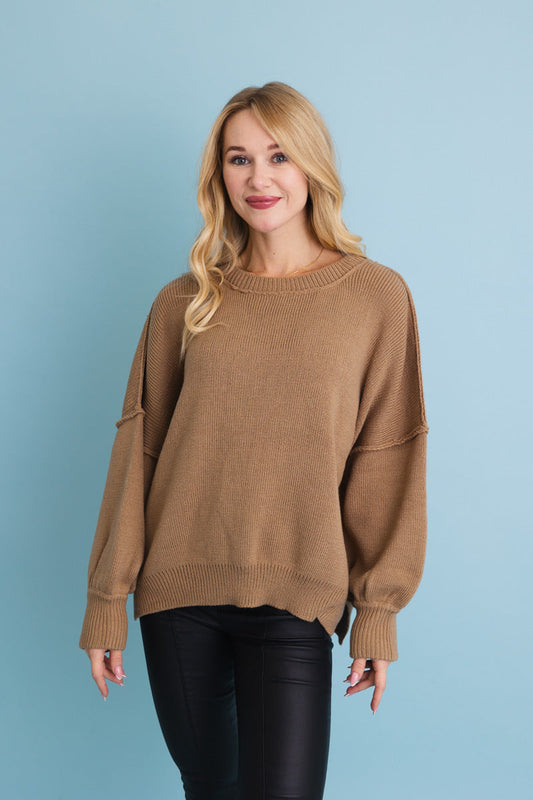 Soul Flow Apparel | Boho Cozy Mood Oversized Pullover Sweater