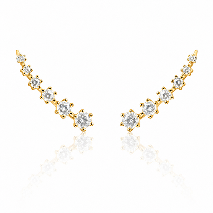 Celina CZ Bar Earring