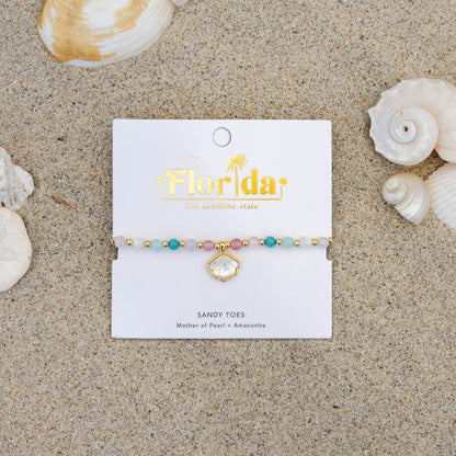 Florida Sandy Toes Bracelet
