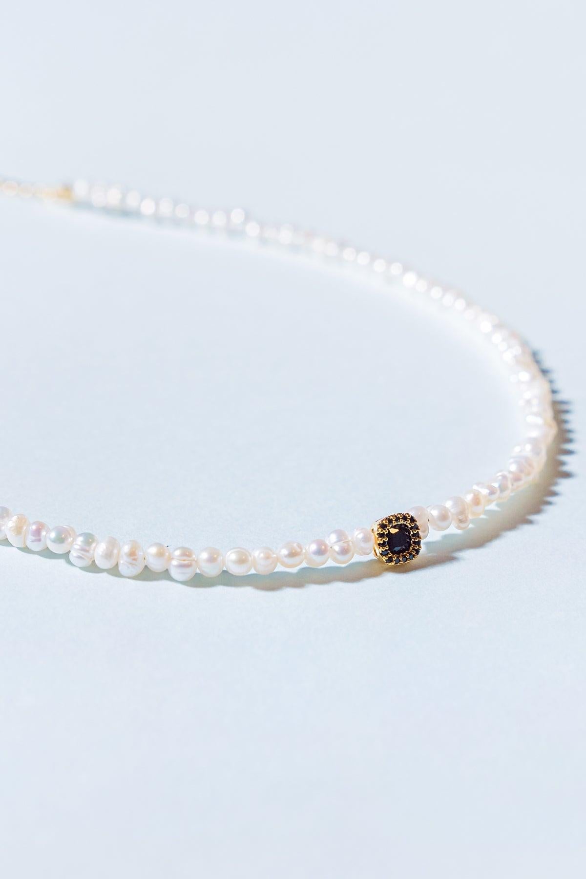 Bounty Pearl Necklace Real Pearls Copper Alloy Beads Korean Made Jewelry