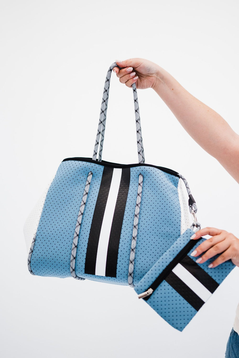 Nadia Neoprene Tote + Clutch-Soul Flow Apparel