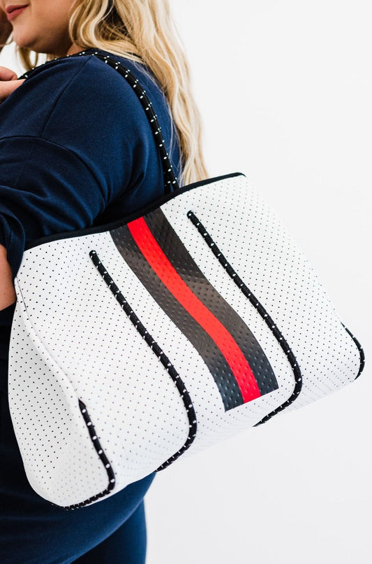 Nadia Neoprene Tote + Clutch-Soul Flow Apparel