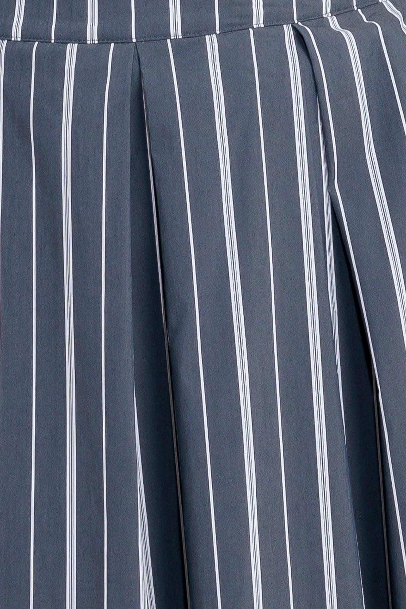 BEHIND THE GRIN WOVEN MIDI SKIRT