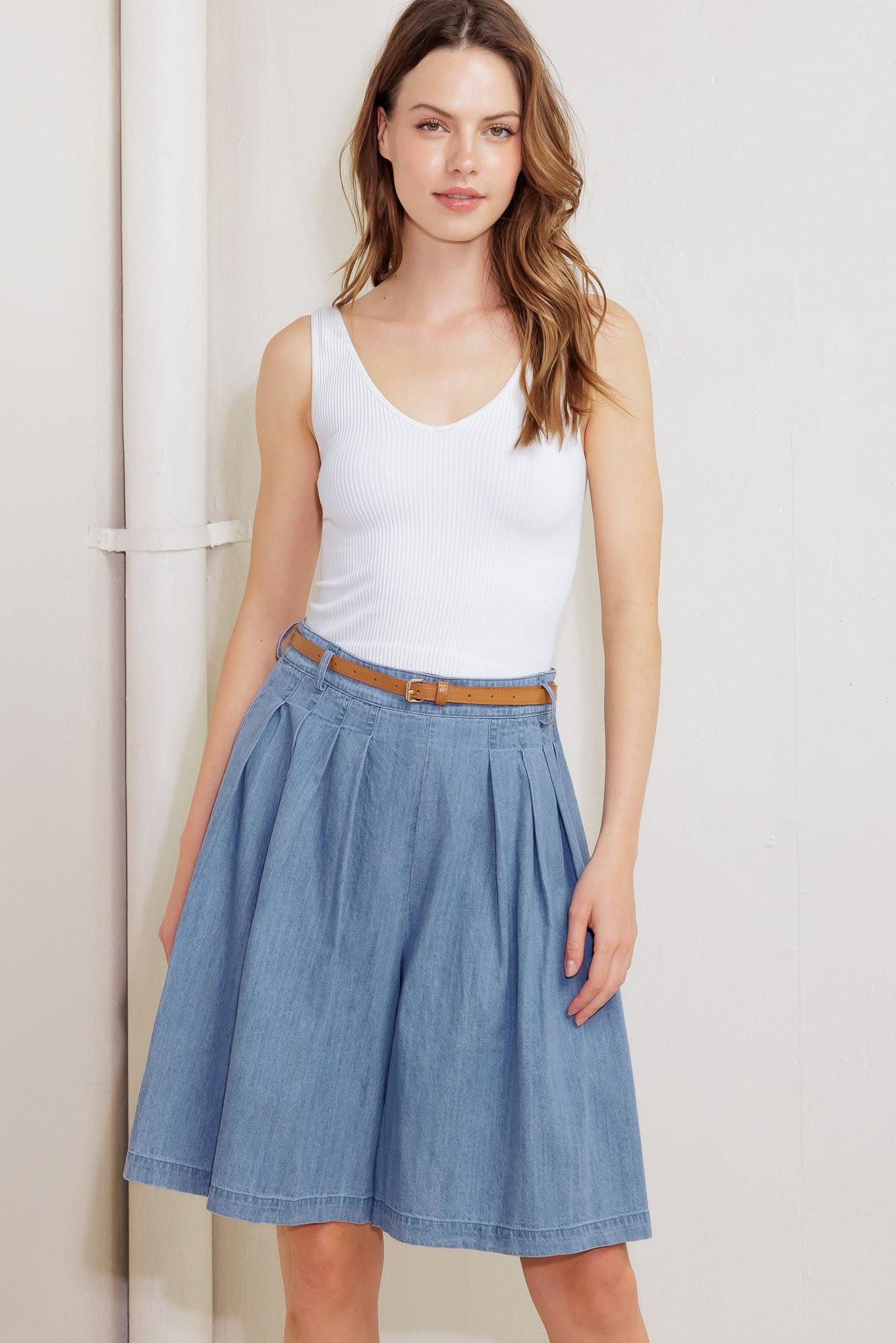 SERENITY HILL CHAMBRAY SHORT