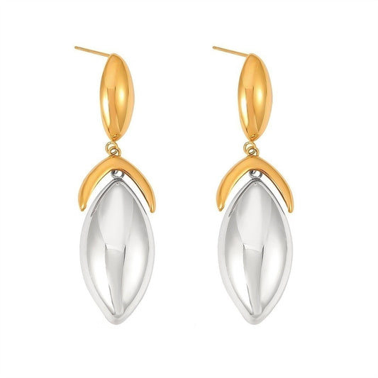 Gal Two Tone Drop Earring — Soul Flow Apparel