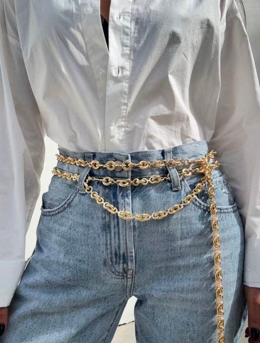 Odessa Chain Belt - Double Clasp — Soul Flow Apparel