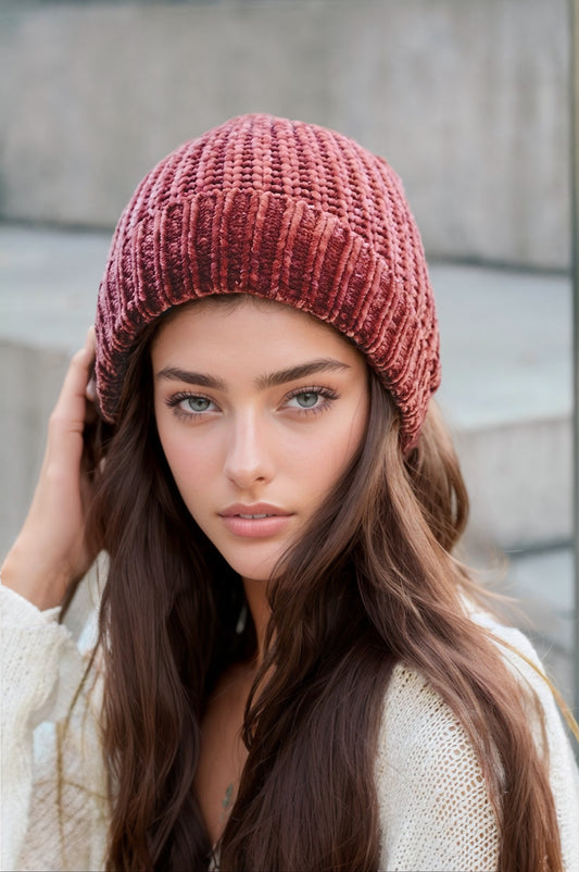 Hats & Hair - Soft Chenille Beanie