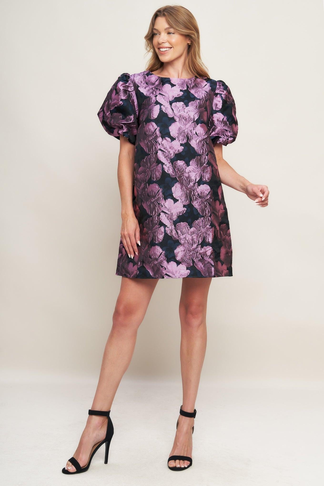 PARTY PERFECT WOVEN MINI DRESS