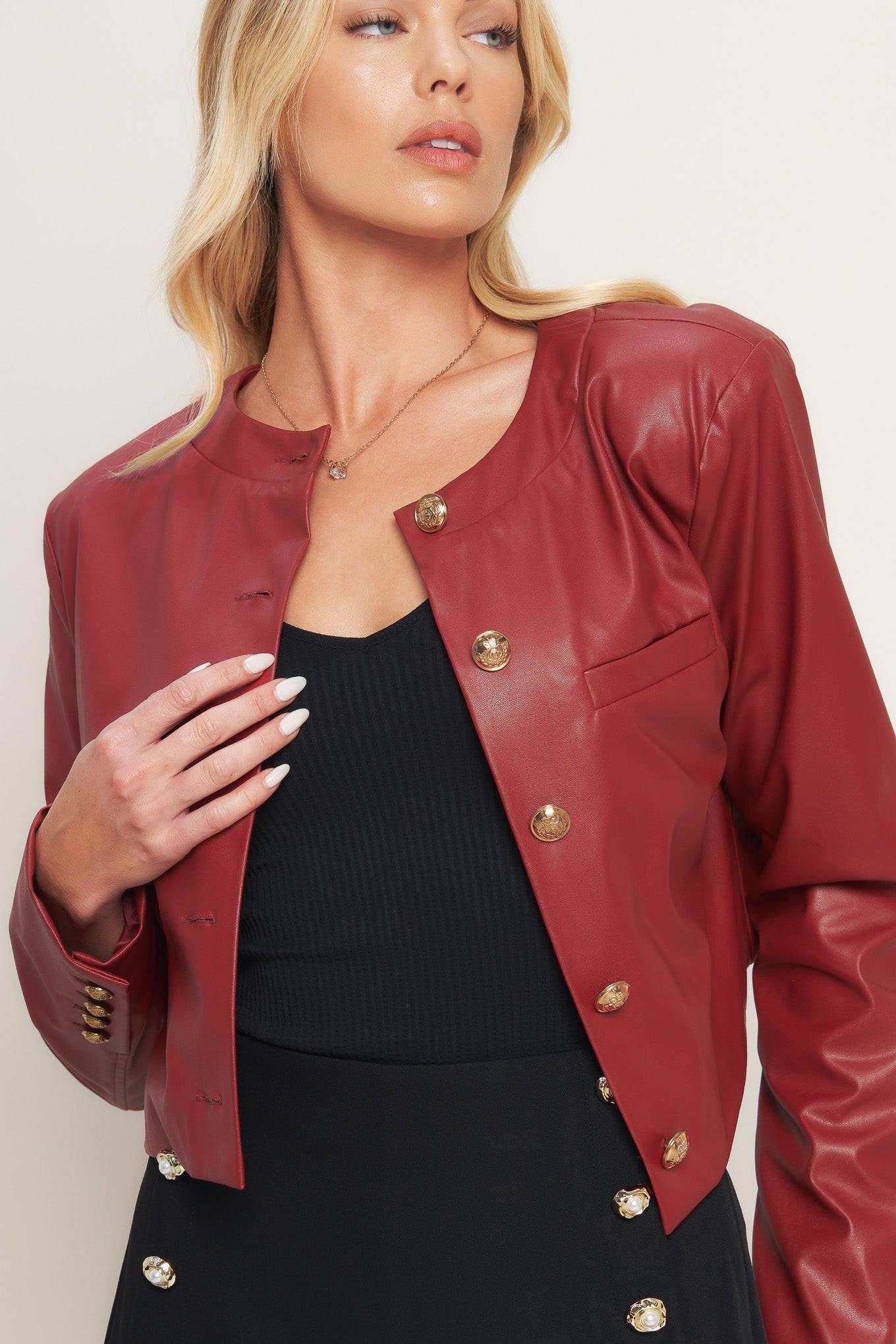 TACTICAL GRACE LEATHER JACKET