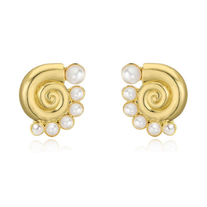 Mini Pearl Shell Earring