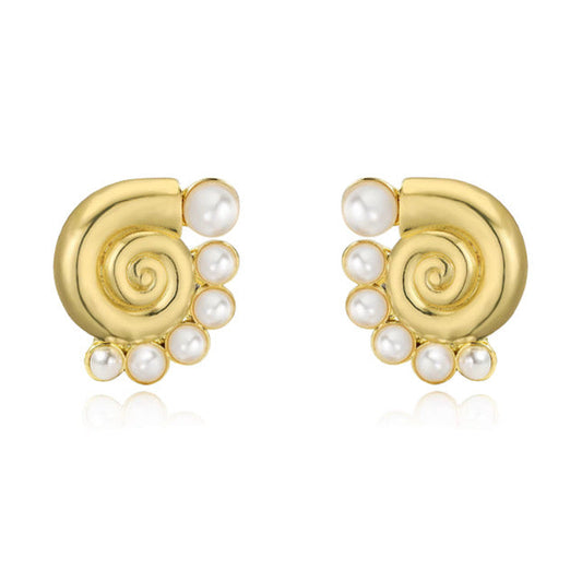 Mini Pearl Shell Earring — Soul Flow Apparel