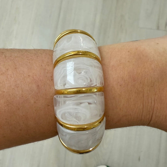 Verona Bangle White