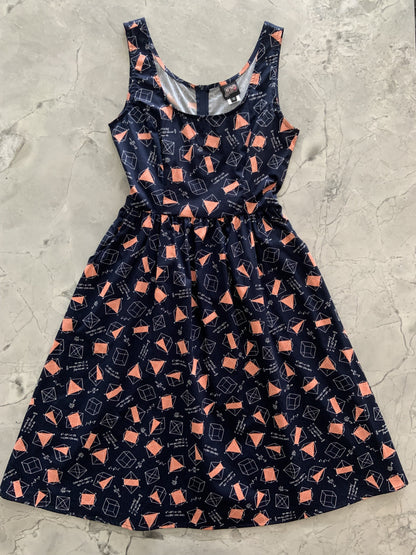 Math Fit & Flare  Dress - XS only, 1 left!