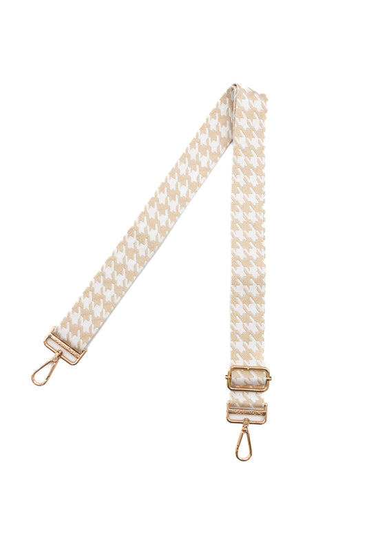 Neutral Houndstooth Strap-Soul Flow Apparel
