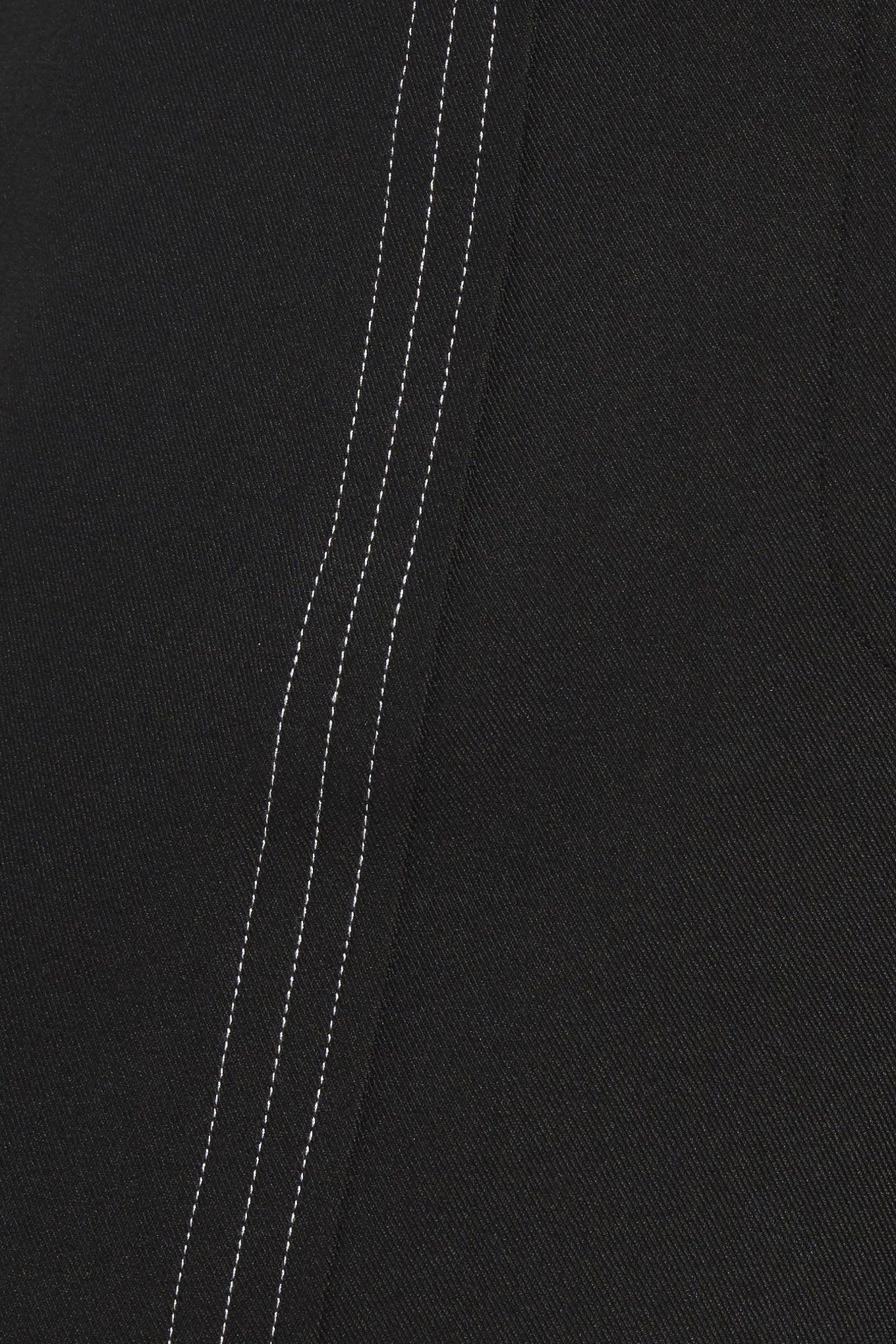 RUNWAY READY BLACK WOVEN WIDE LEG PANTS