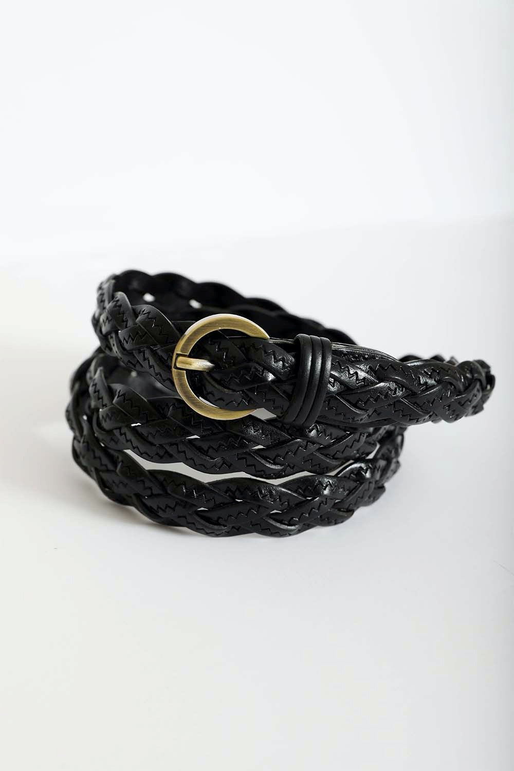 Classic Braided Leather Belt – Timeless Style for Every Outfit ??????-Soul Flow Apparel