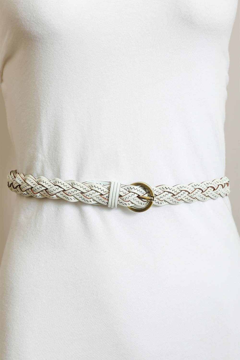 Classic Braided Leather Belt – Timeless Style for Every Outfit ??????-Soul Flow Apparel
