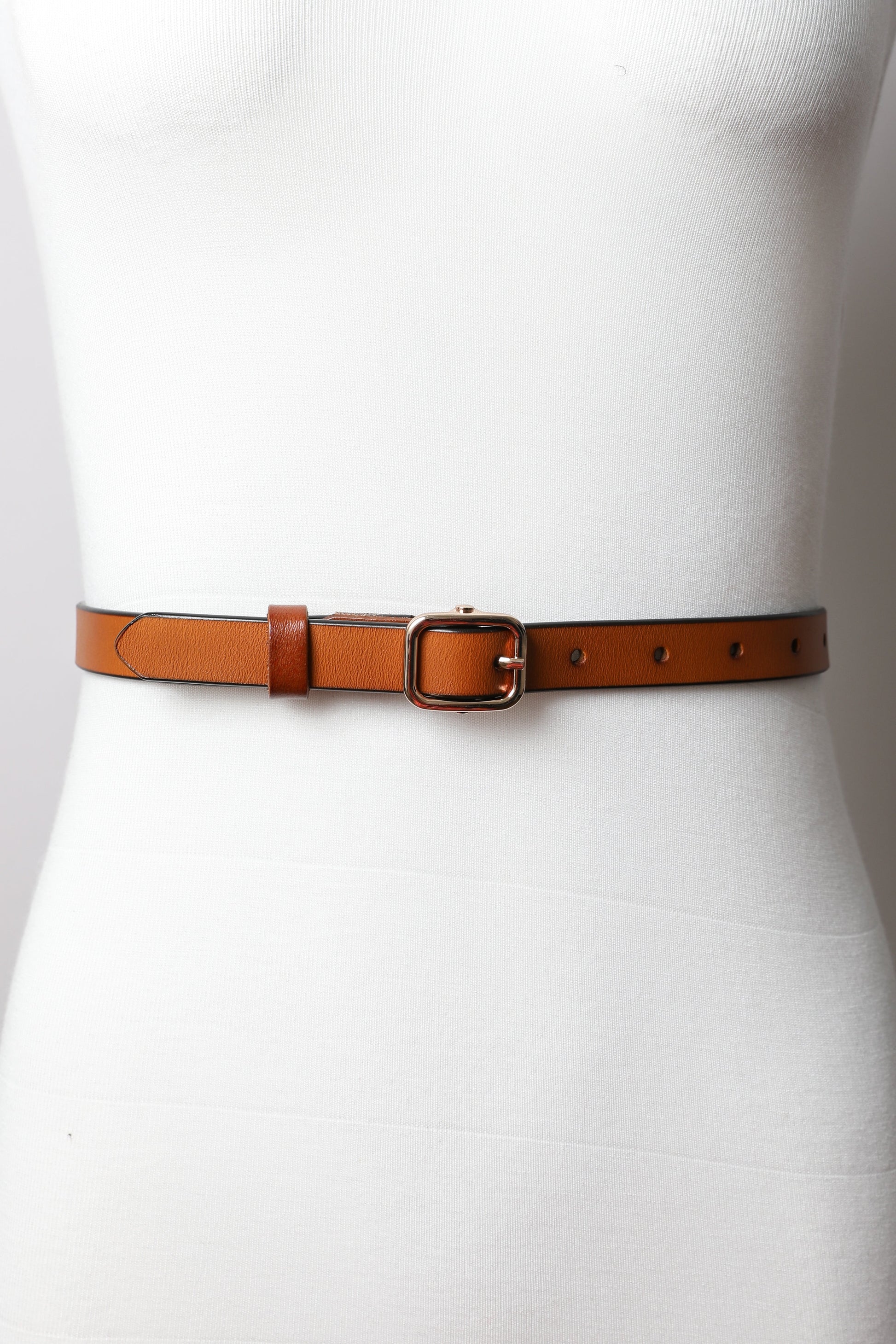 Versatile Skinny Leather Belt – Perfect for Any Outfit ????-Soul Flow Apparel