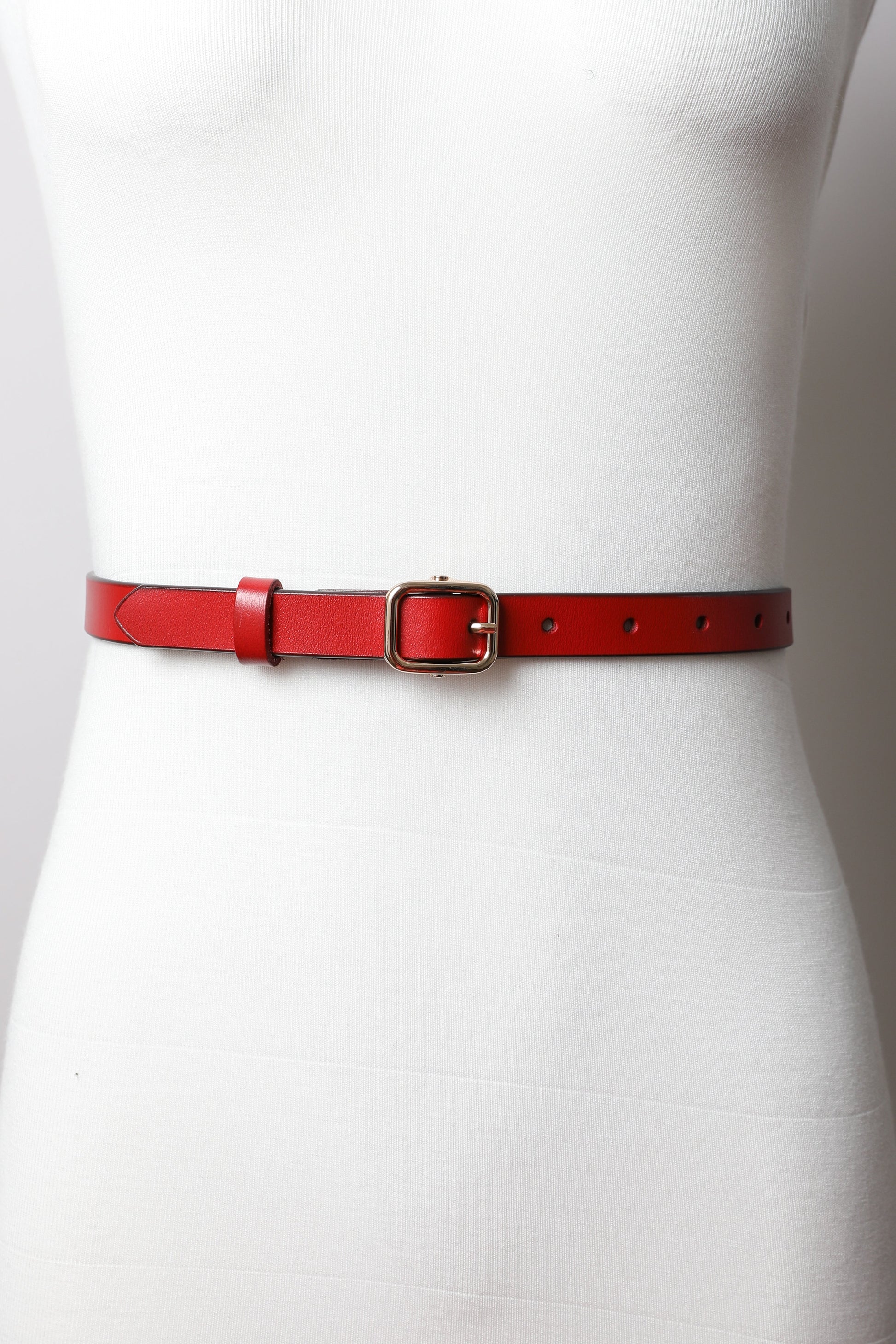 Versatile Skinny Leather Belt – Perfect for Any Outfit ????-Soul Flow Apparel