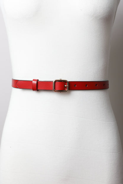 Versatile Skinny Leather Belt – Perfect for Any Outfit 💫 Leto Collection