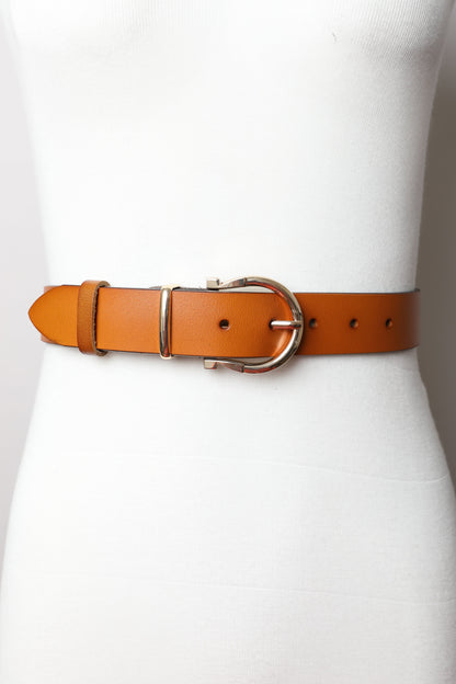 Chic Horseshoe Gold Buckle Belt – Western Style Vibes 🧲 Boho Clothing and Accessories