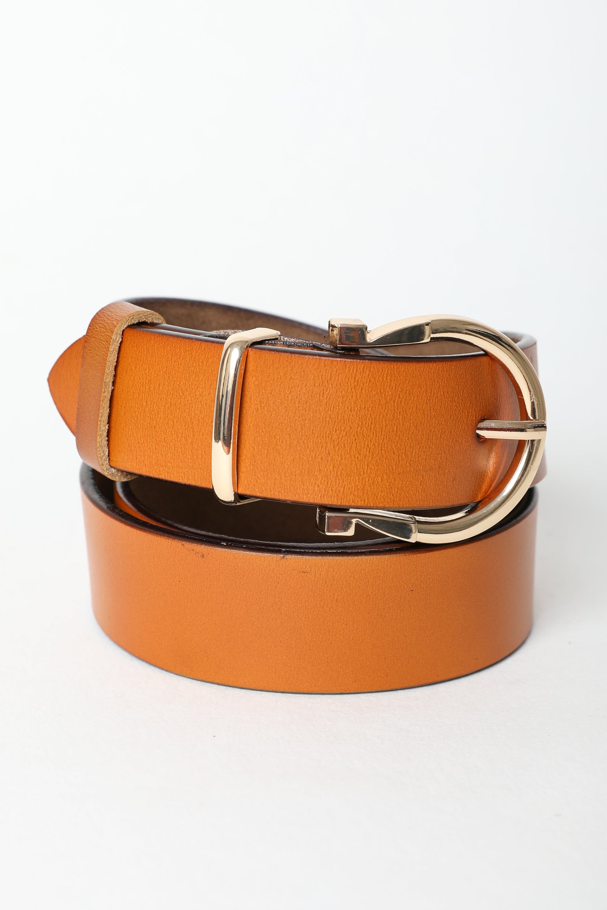 Chic Horseshoe Gold Buckle Belt – Western Style Vibes ????-Soul Flow Apparel