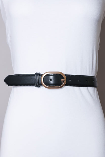 Chic Rose Gold Waist Belt – Matte Finish & Versatile Style Leto Collection