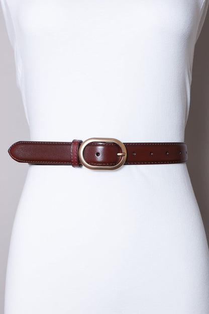 Chic Rose Gold Waist Belt – Matte Finish & Versatile Style Leto Collection