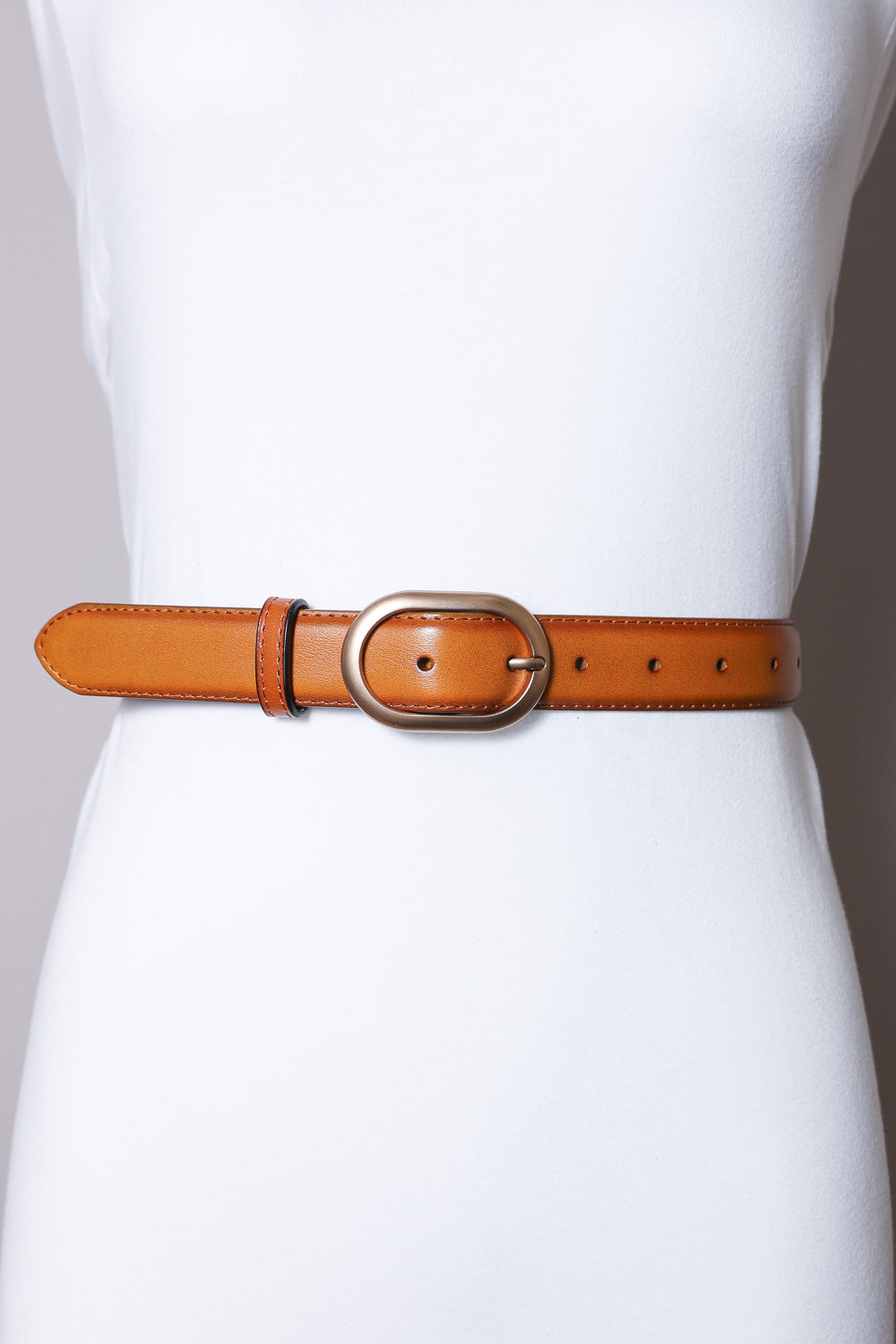 Chic Rose Gold Waist Belt – Matte Finish & Versatile Style Leto Collection