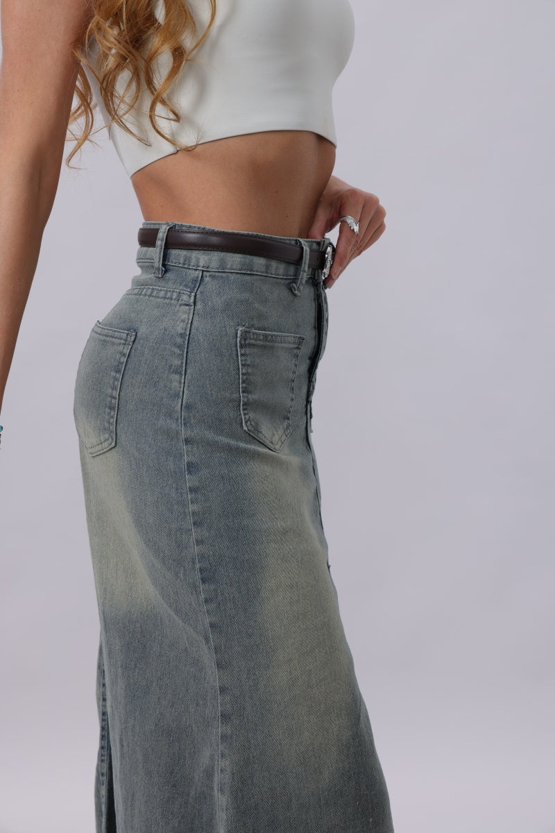 Rhinestone Skinny Western Glam Belt-Soul Flow Apparel