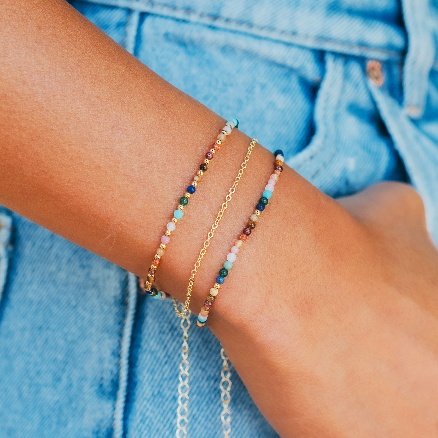 Master Healer 2mm Metal Accent Healing Bracelet