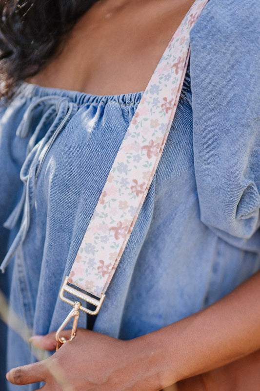 Boho Blooms Adjustable Bag Strap-Soul Flow Apparel