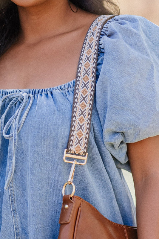 Shania Adjustable Woven Bag Strap-Soul Flow Apparel