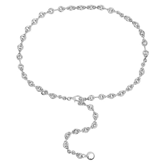 Odessa Donut Chain Belt in silver ball — Soul Flow Apparel