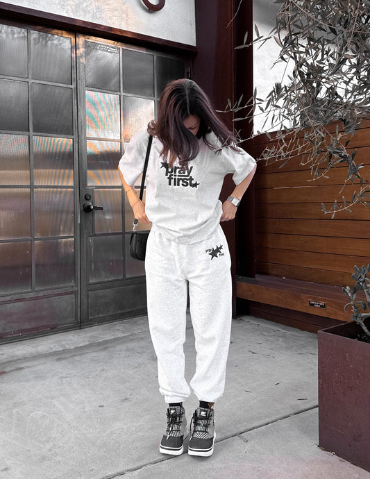 Pray First Heavyweight Tee