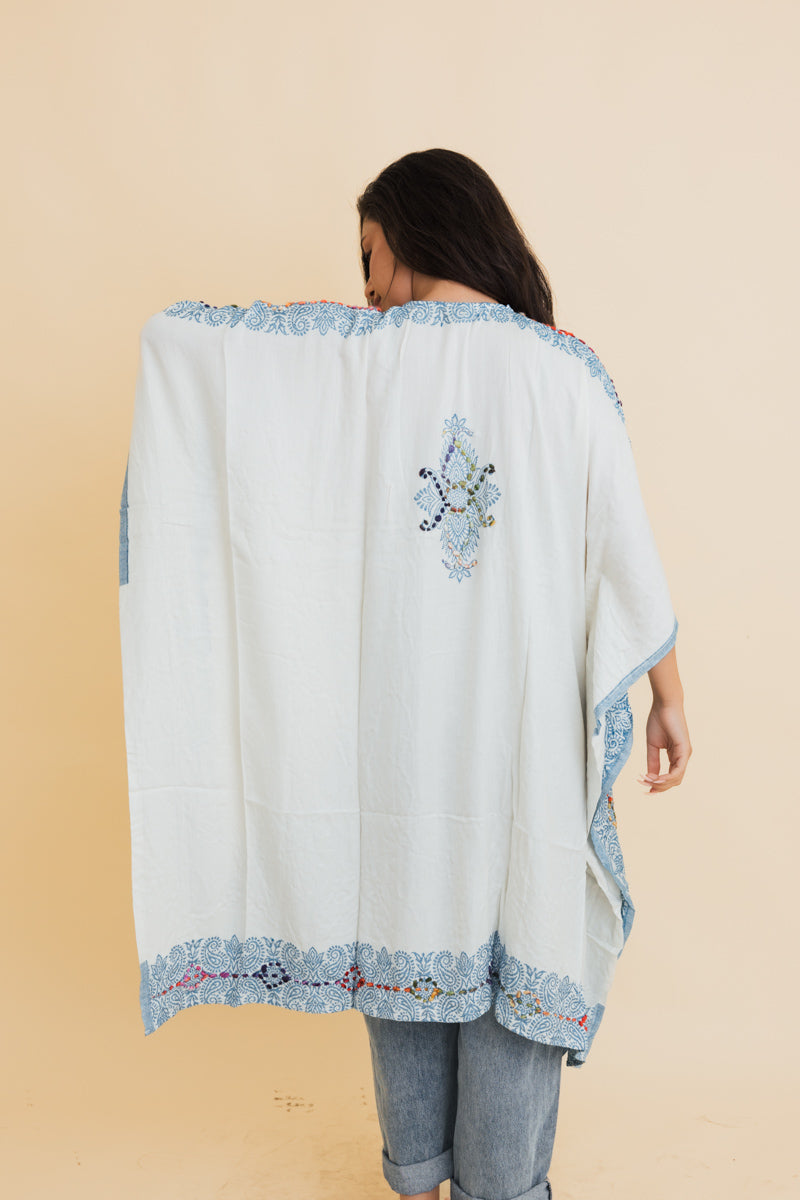 Bohemian Artisan Stitch Tapestry Kimono-Soul Flow Apparel