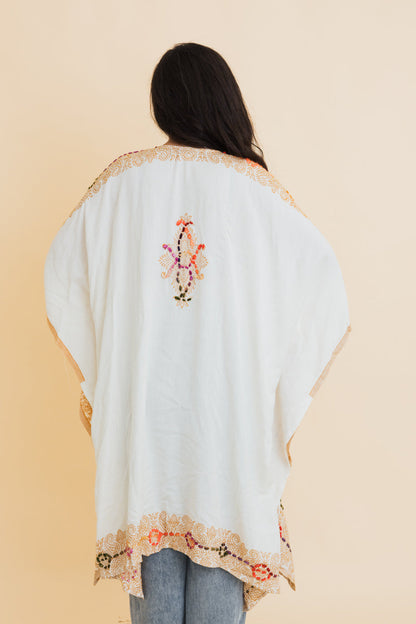 Bohemian Artisan Stitch Tapestry Kimono-Soul Flow Apparel